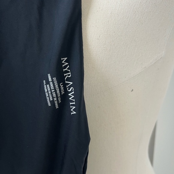 Myra Swim Pharr Black Bikini Bottoms L - Picture 7 of 7